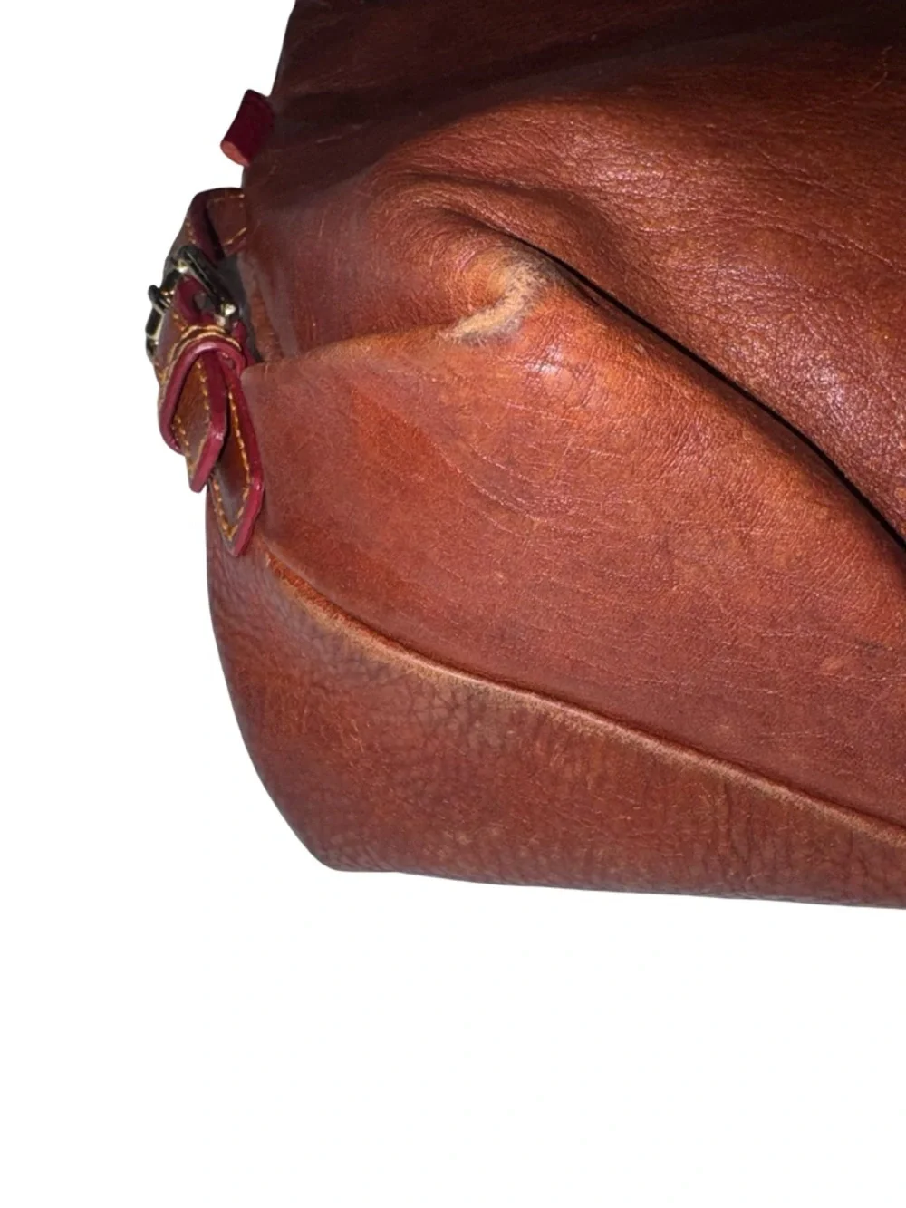 Dooney & Bourke Brown Pebbled Leather Hobo Shoulder Bag Slouchy Vintage Class - Picture 5 of 12